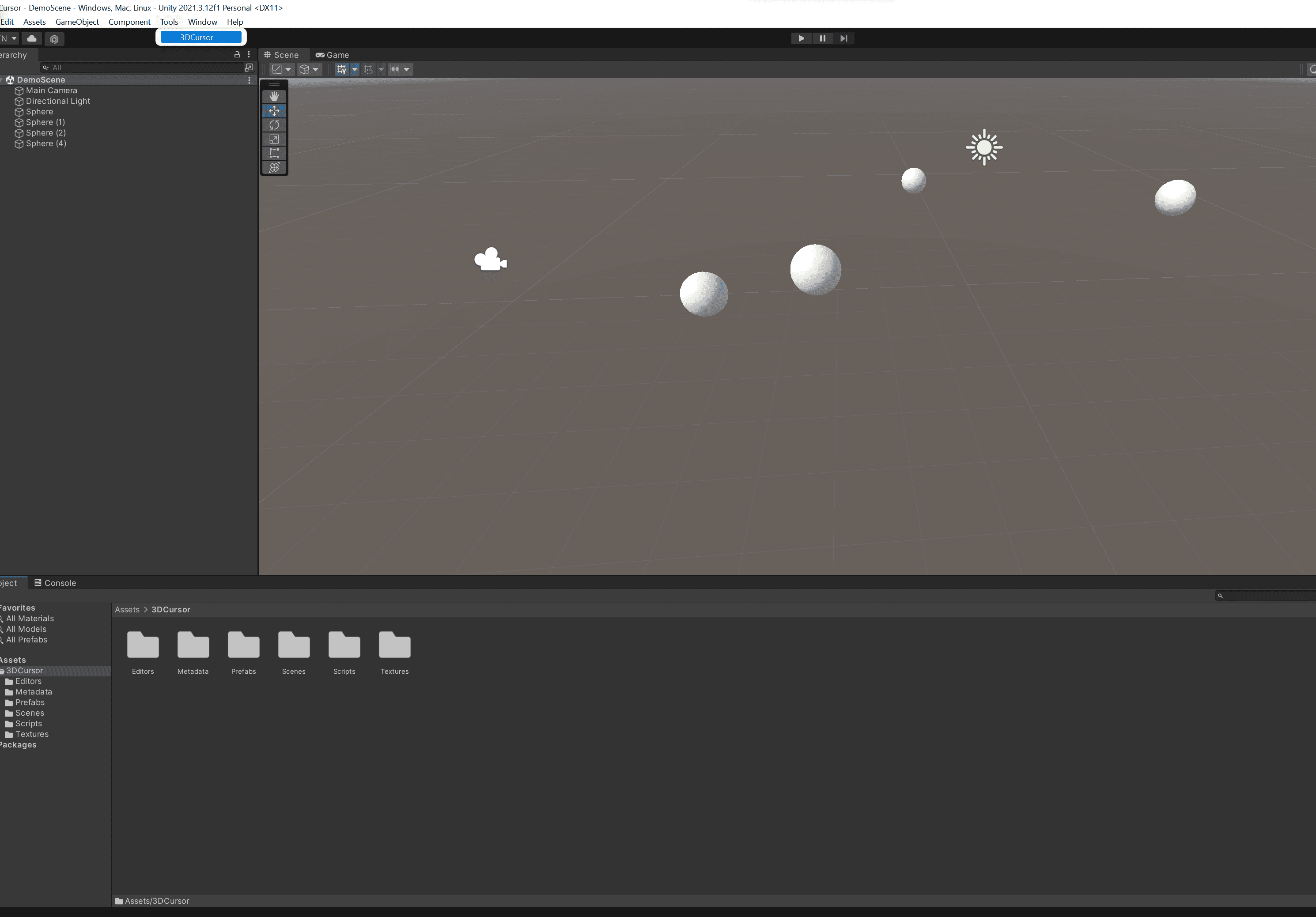 3D Cursor screenshot